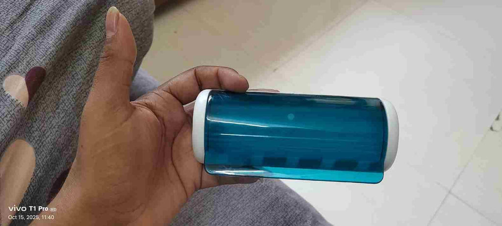 Self-Adhesive Plastic Toothbrush Holder (With Cover)
