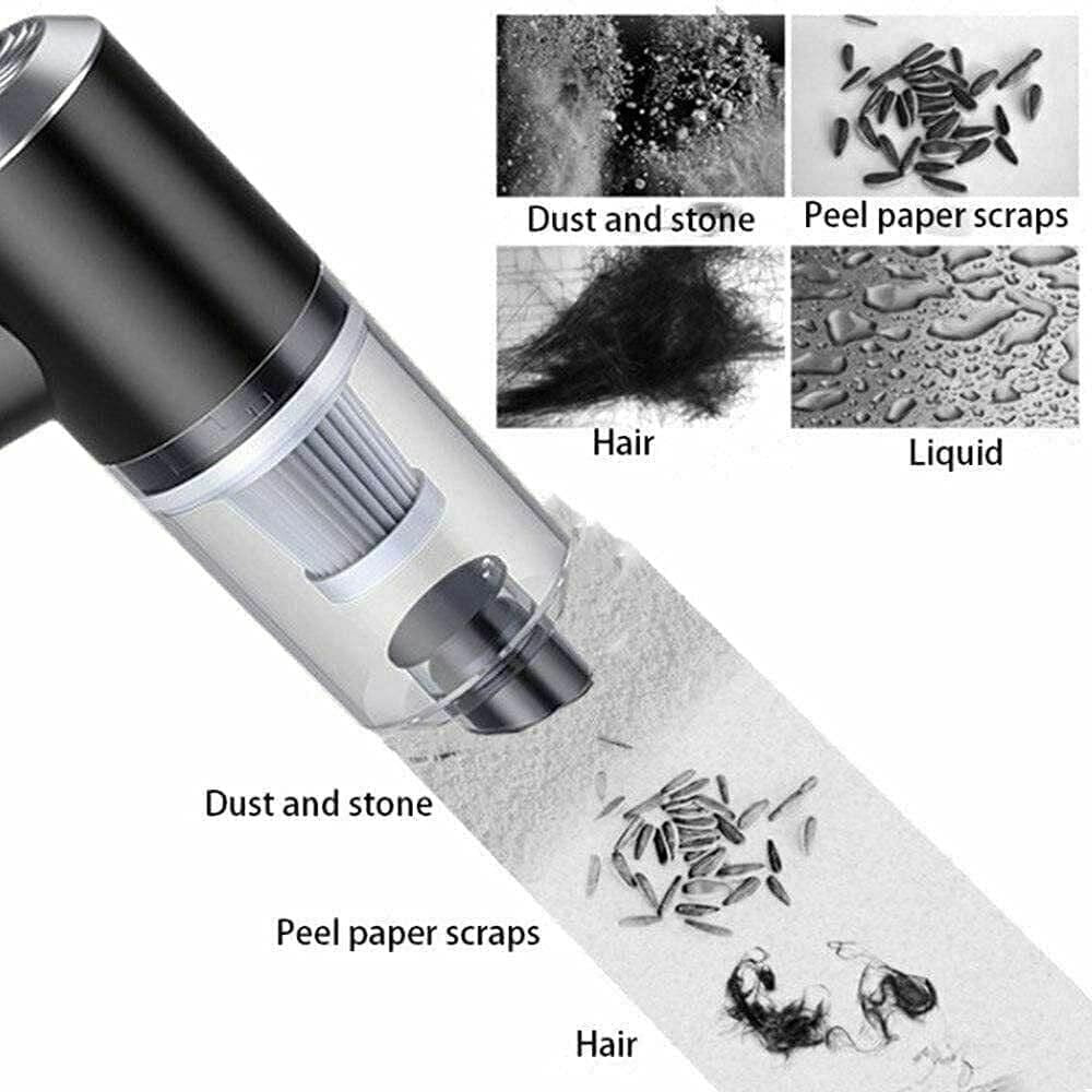 Portable Air Duster and Wireless Vacuum Cleaner